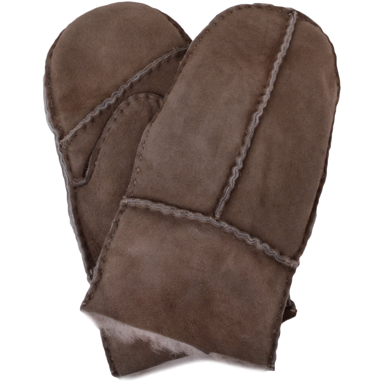 Snugrugs Dark Grey Childrens 100% Genuine Soft Sheepskin Mittens/Gloves, Thumb, Medium