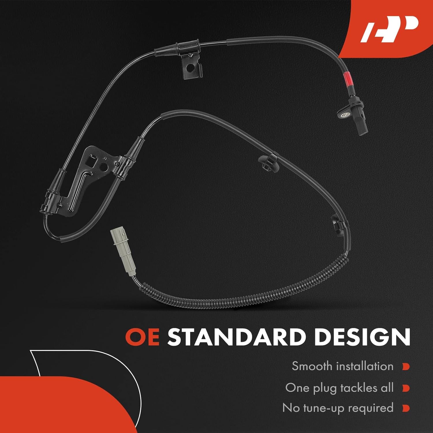 A-Premium ABS Wheel Speed Sensor Compatible with Kia Models - Soul 2020-2021 - Front Right Passenger Side, Replace# 58940K0100