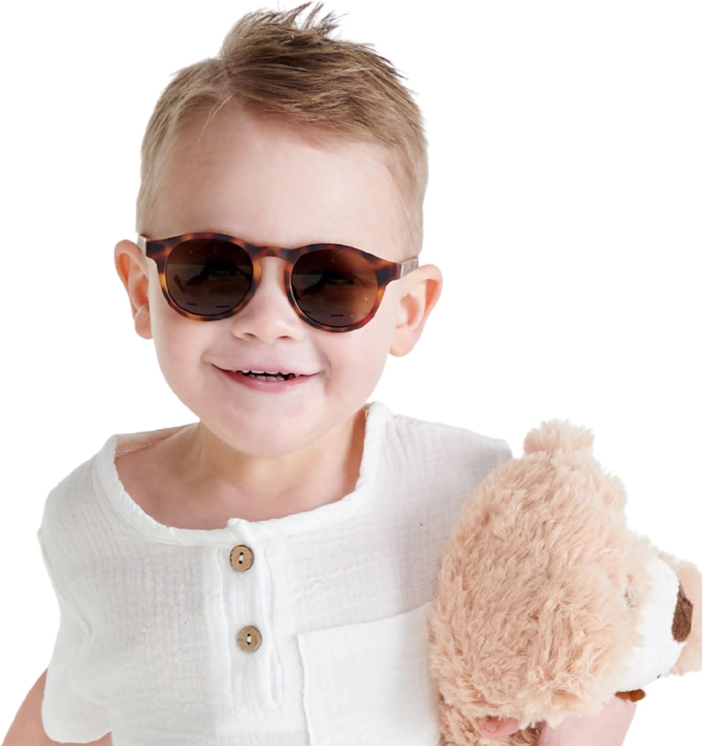 Babiators Keyhole Baby & Toddler Sunglasses | 100% UV Protection, Shatter-Resistant, Flexible Rubber Frames