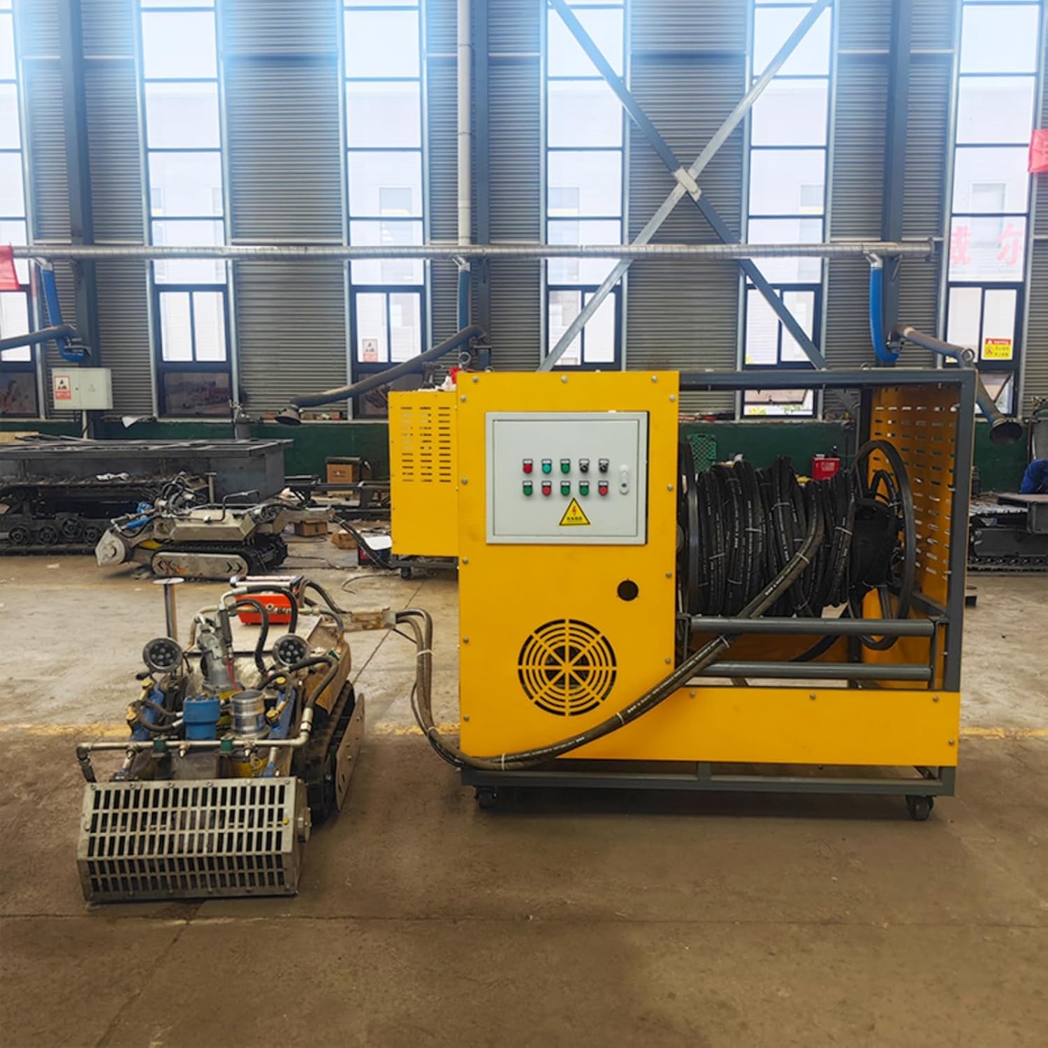 Waterway Desilting Robot for River Maintenance, High-Performance Sludge Removal System for Canals Reservoirs and Portable Design