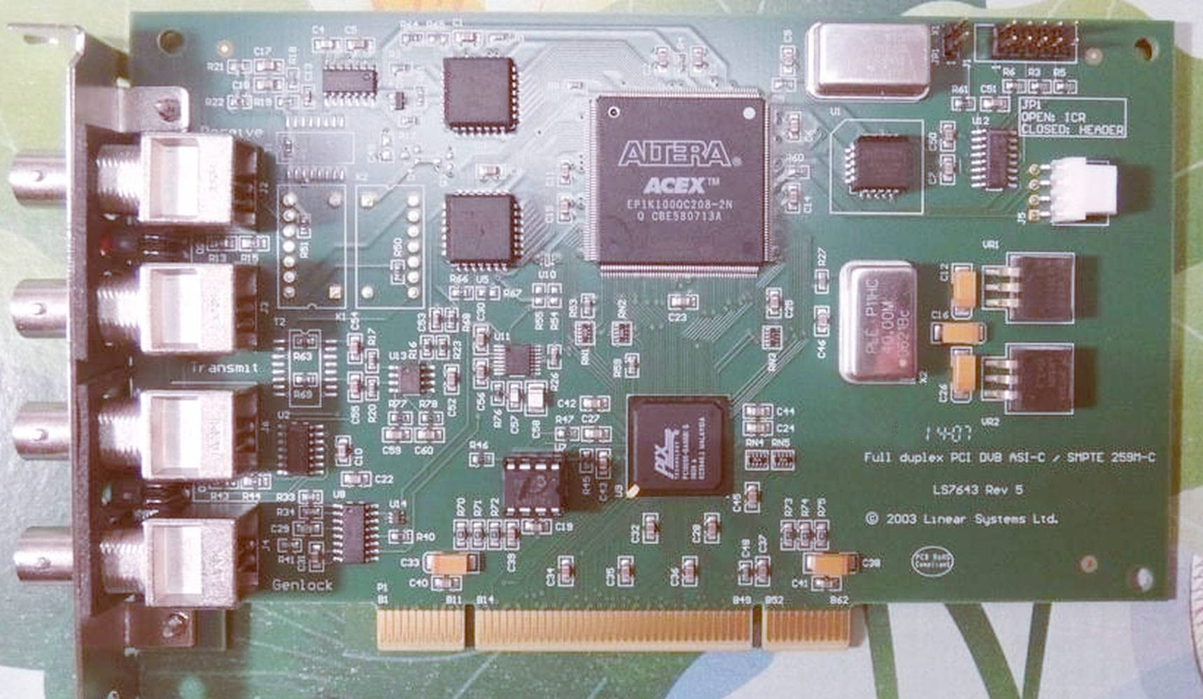 Stream Output Card LS7643 Full Duplex ASI-C DVEO 4