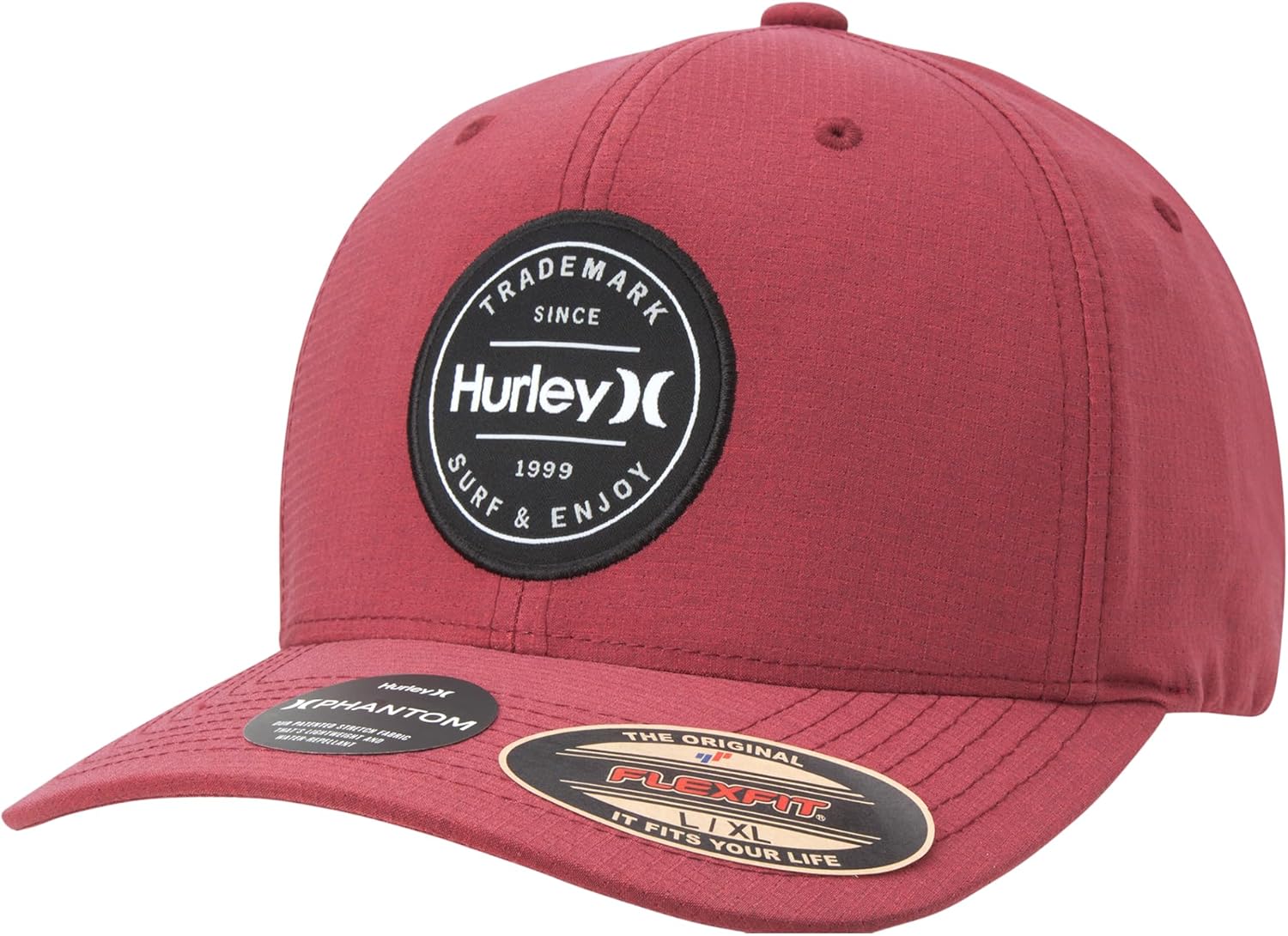 Hurley Men's Caps - Flexfit and Quick-Dry Phantom Baseball Caps for Men with Sweatband - Classic Mens Trucker Hats (S-XL)