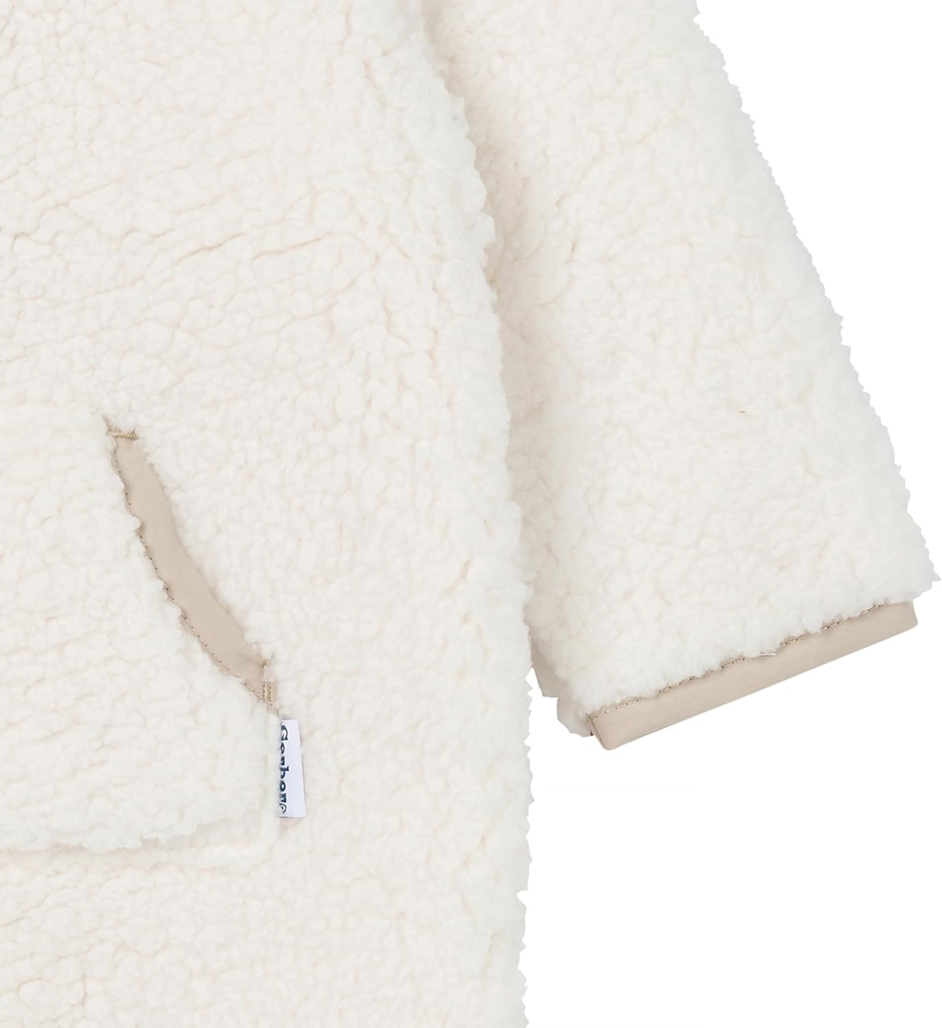 Gerber Unisex Baby Baby Unisex Fleece Romper - Image 4