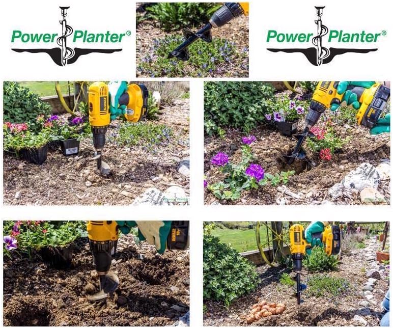 POWER PLANTER 12 in. Steel Bulb Auger Drill Bit