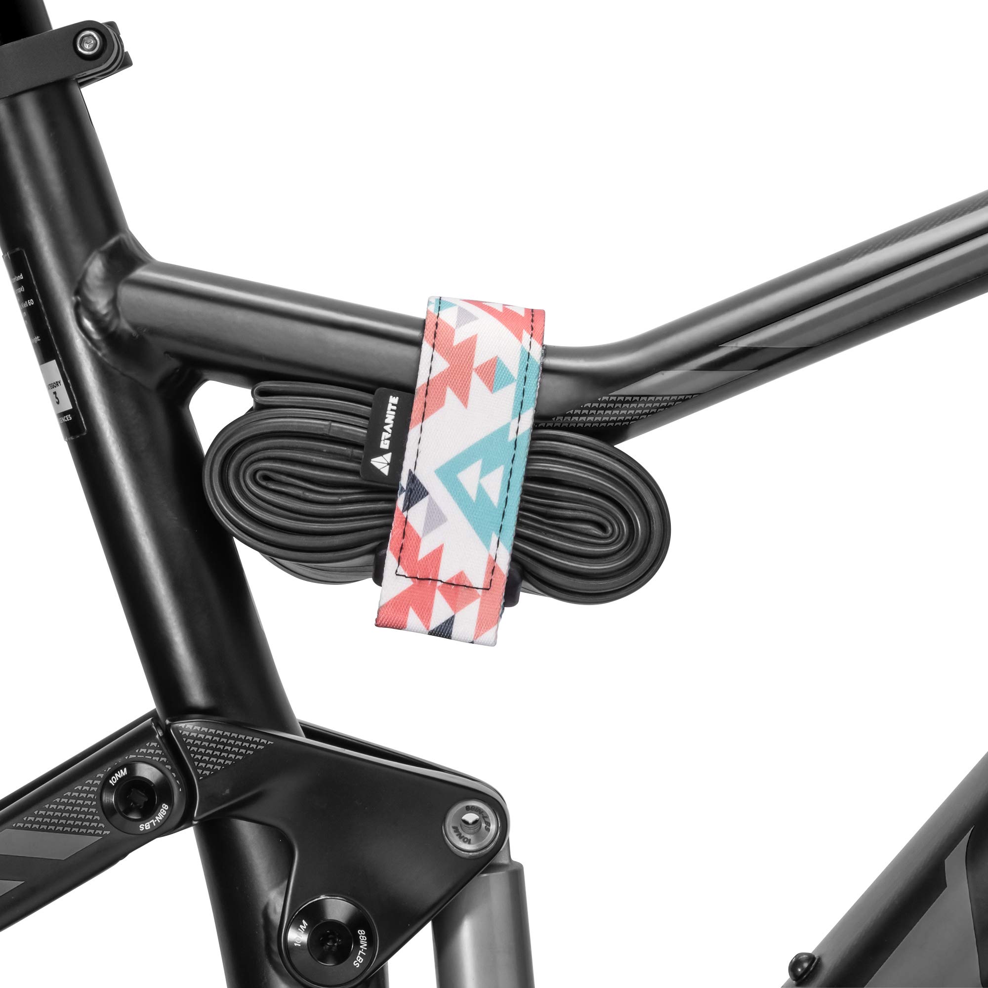 Granite Rockband+ Frame Carrying Strap for Inner Tubes and Bike Tool Kit, Storage Solution to Attach Extra Gear to Your Mountain Bike (Pin)