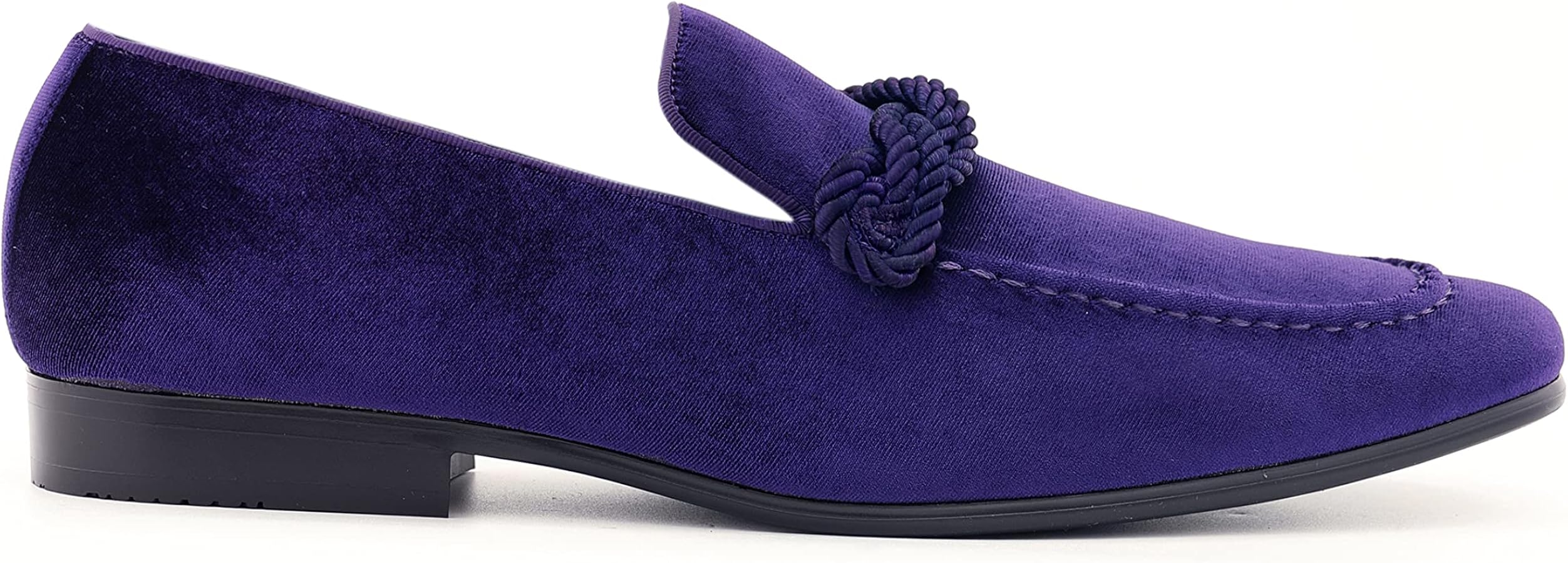 NEW AMALI men\'s essex loafer in purple Velvet loafers have a standard. It main image 4