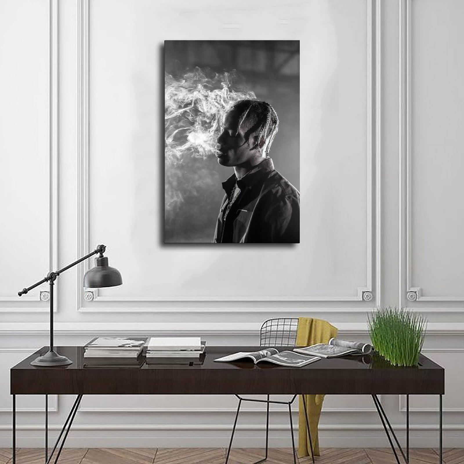 BSapp Poster su tela con copertina di Travis Scott Utopia', 8 poster da parete per soggiorno, camera da letto, 30 x 45 cm