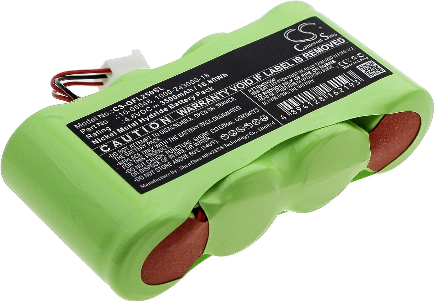 Cameron Sino Battery for Geo-Fennel Fennel FL 250 VA-N, Rotationslaser FL 1000, Rotationslaser FL 200AN, Rotationslaser FL 250 VA-N, Rotationslaser FLG 250, Rotationslaser FLG 250 grun 3500mAh