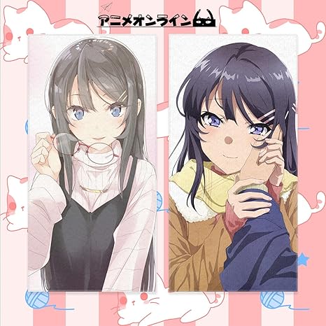 Amazon Co Jp Animeonline バスタオル 青春ブタ野郎シリーズ 桜島麻衣 さくらじままい 両面印刷 タオル かわいい アニメ 漫画 フェイスタオル ビーチタオル スポーツタオル 肌触り優れ 抗菌防臭 吸水速乾 軽量 家庭用 カスタム可能 約70cmx35cm ホーム キッチン