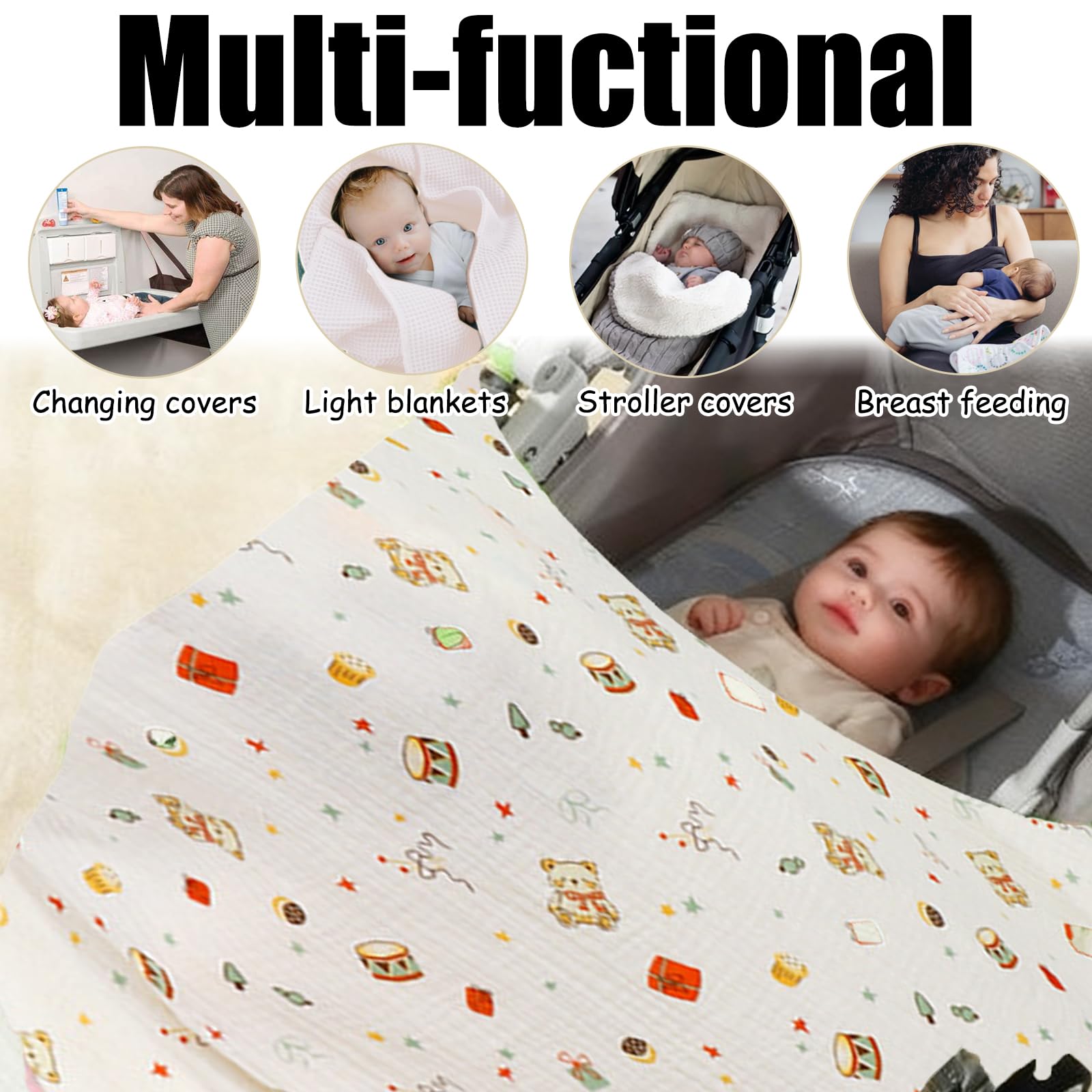 Cache Allaitement Coton Respirant 360° Bébé Bouclier Intimité