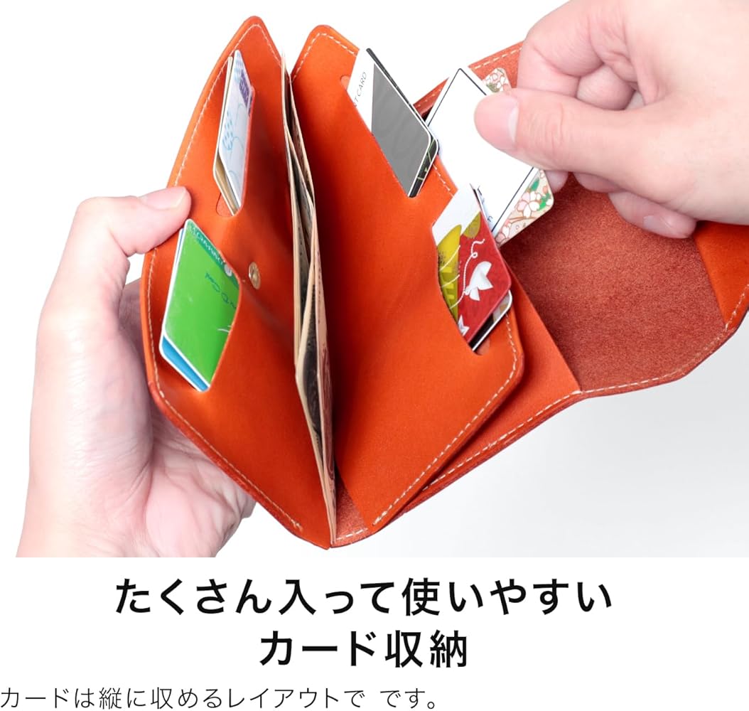 <HUKURO> 小さい長財布 Amazon | 小さい長財布 -letter- コンパクト長財布 本革 栃木