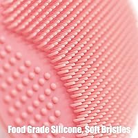 Vista 8 de Exfoliante facial, cepillo de limpieza facial, cepillo suave para la cara, cepillo de limpieza facial de silicona, exfoliante facial, espinillas