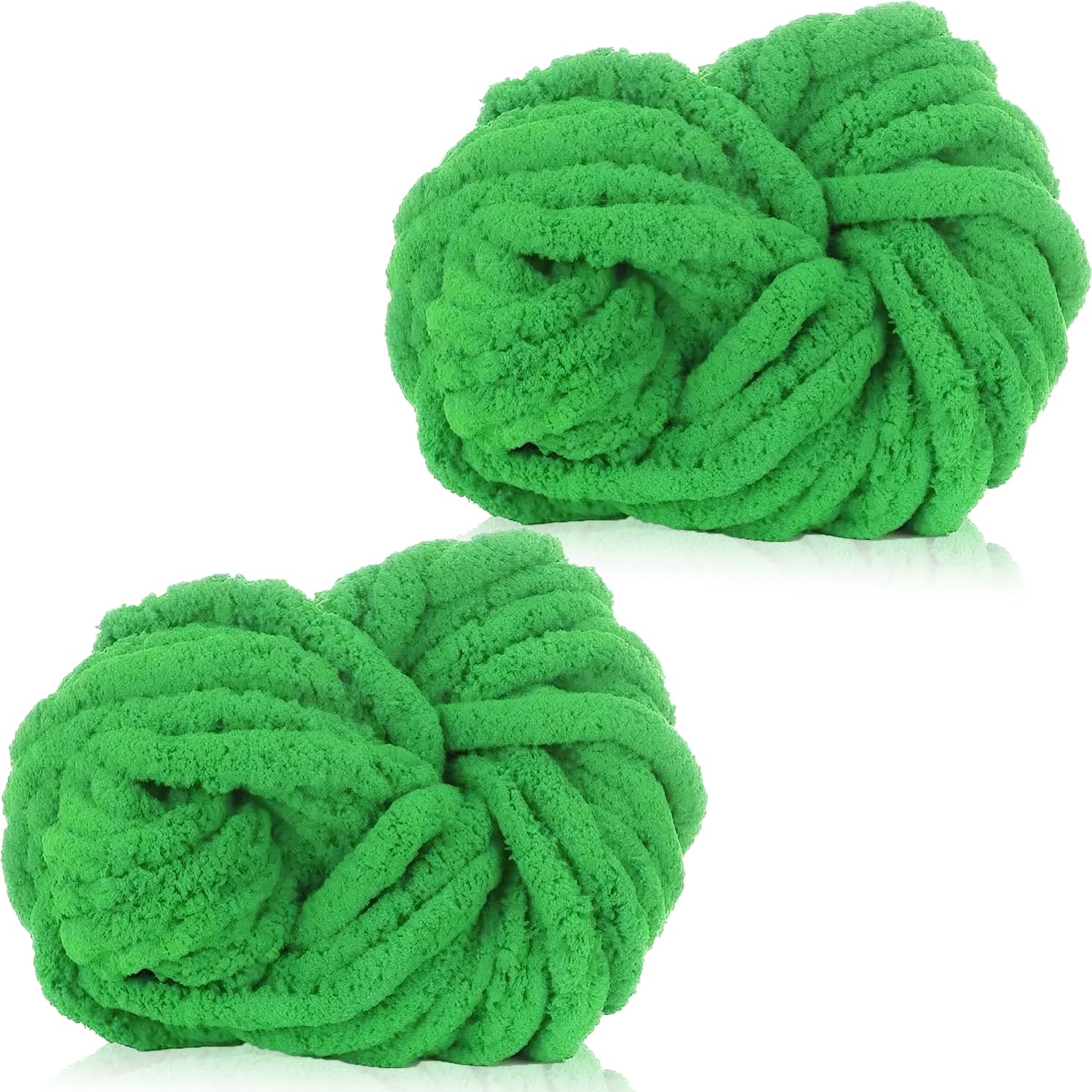 Chunky Knitting Wool 250g×2,Chenille Yarn for Crocheting&Knitting,Chunky Yarn for Crochet,Thick Wool for Blanket,Cushion,Pet Beds,Bags,Hats,Scarves