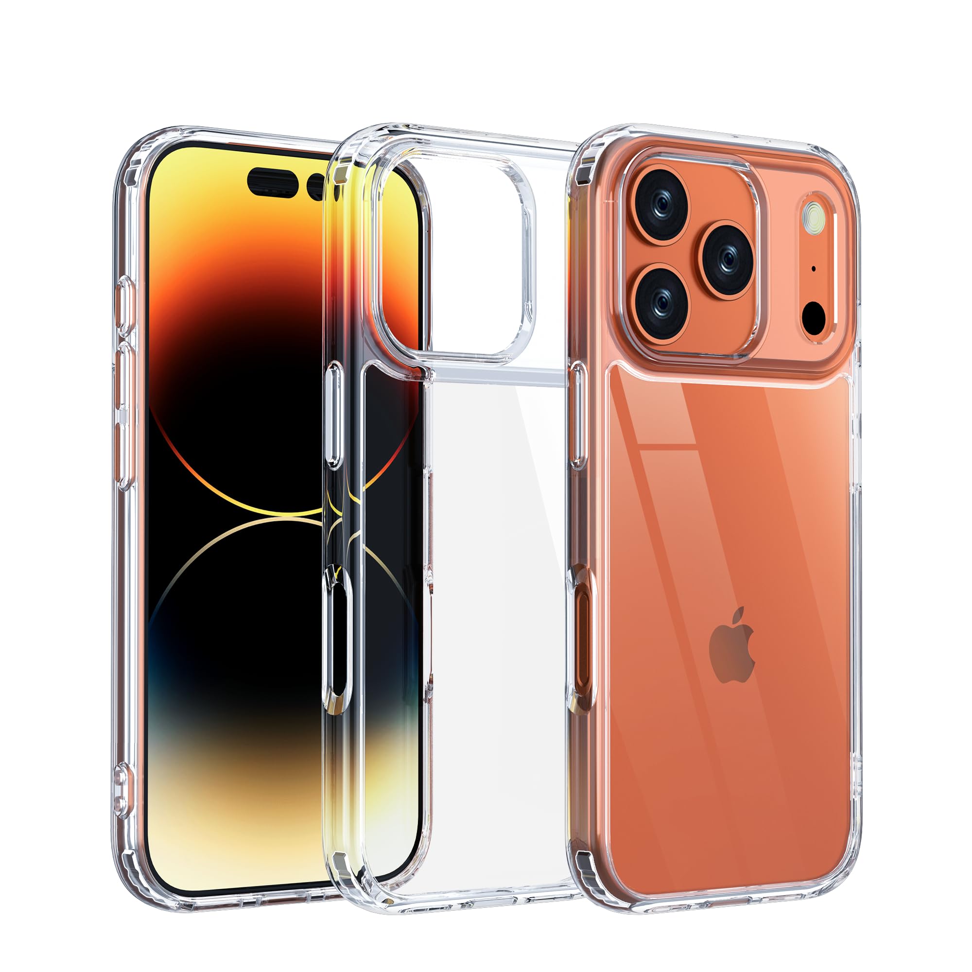 Amazon.co.jp: ONES iPhone 17 Pro 用 ケース ハード・クリア 【米軍
