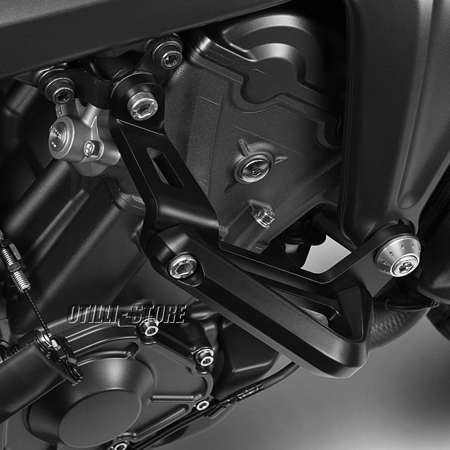 Motorcycle CNC Falling Engine Protection Guard Cover Crash Bar Frame Protector Bumper for Yamaha MT09 SP Tracer 9 GT Accessories