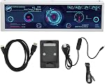 8.8 1 cm IPS Affichage, Moniteur secondaire d'analyse de cas, PC CPU GPU Moniteur de données, Affichage de la température de vitesse Internet, pour aida64…