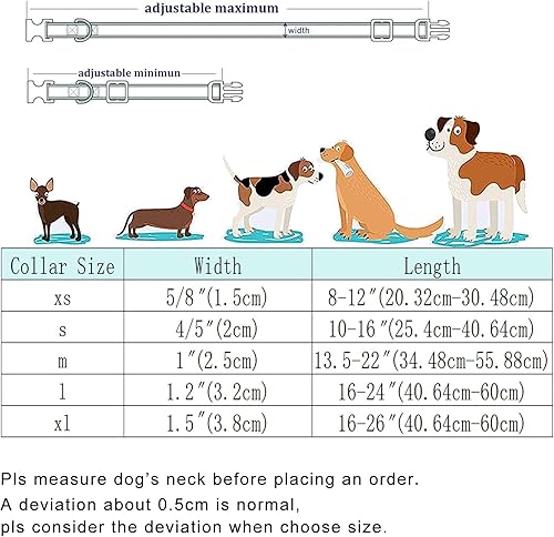 Miniatura 6 de DOGWONG Collar de perro del día de San Patricio, lindo collar de perro de trébol con lazo, collar de perro de trébol de algodón con hebilla de metal