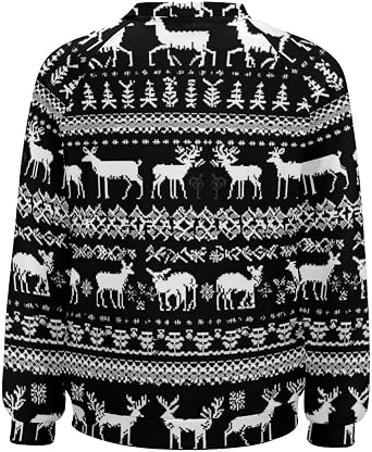 DMOYALA Christmas Sweatshirts for Women Christmas Snowman Reindeer Shirts Plus Size Casual Loose Long Sleeve Pullover