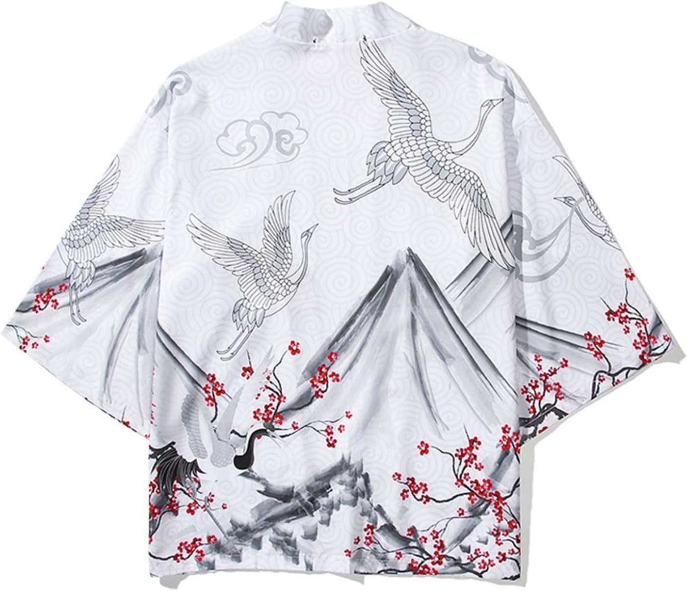 CAMLEO] 和風シャツ カーディガン メンズ カジュアルシャツ 羽織 甚平 鶴柄 クレーン刺繍 七分袖 日焼け止め 軽量 ゆっ カーディガン メンズ  着物 羽織 鶴柄 浴衣 和式 甚平カジュアル 日焼け止め じんべい オシャレ 花火大会 夏祭り M Tシャツ 衣佳人 通販 14370994 ... [ [GUREITOJP] カーディガン メンズ 日焼け止めコート 七分袖 カップル 浮世絵 羽織 甚平 鶴柄 プリント ゆったり 薄手