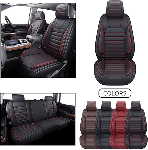Miniatura 6 de YIERTAI - Fundas universales para asientos para camioneta Silverado Sierra HD 150025003500 2007-2021
