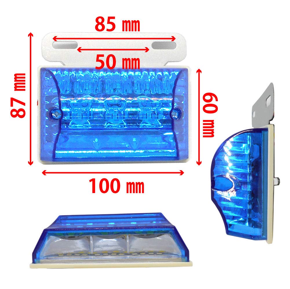 | MORYTRADE LED サイドマーカー 12V マーカーランプ 角型