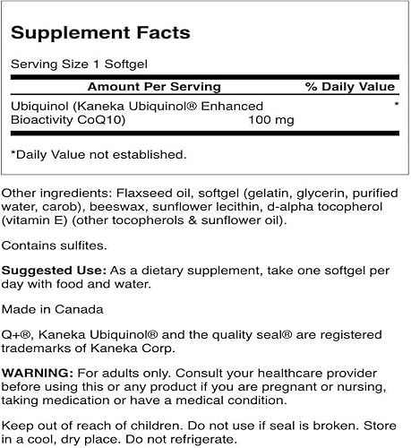 Miniatura 2 de Swanson Ubiquinol 100 mg 60 Sgels (paquete de 2)
