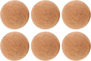 6 Pelotas de futbolín: Mini Pelotas de futbolín de Corcho de 4 cm (1,6 Pulgadas) - Accesorios para fútbol de Mesa para Fiestas y Juegos.