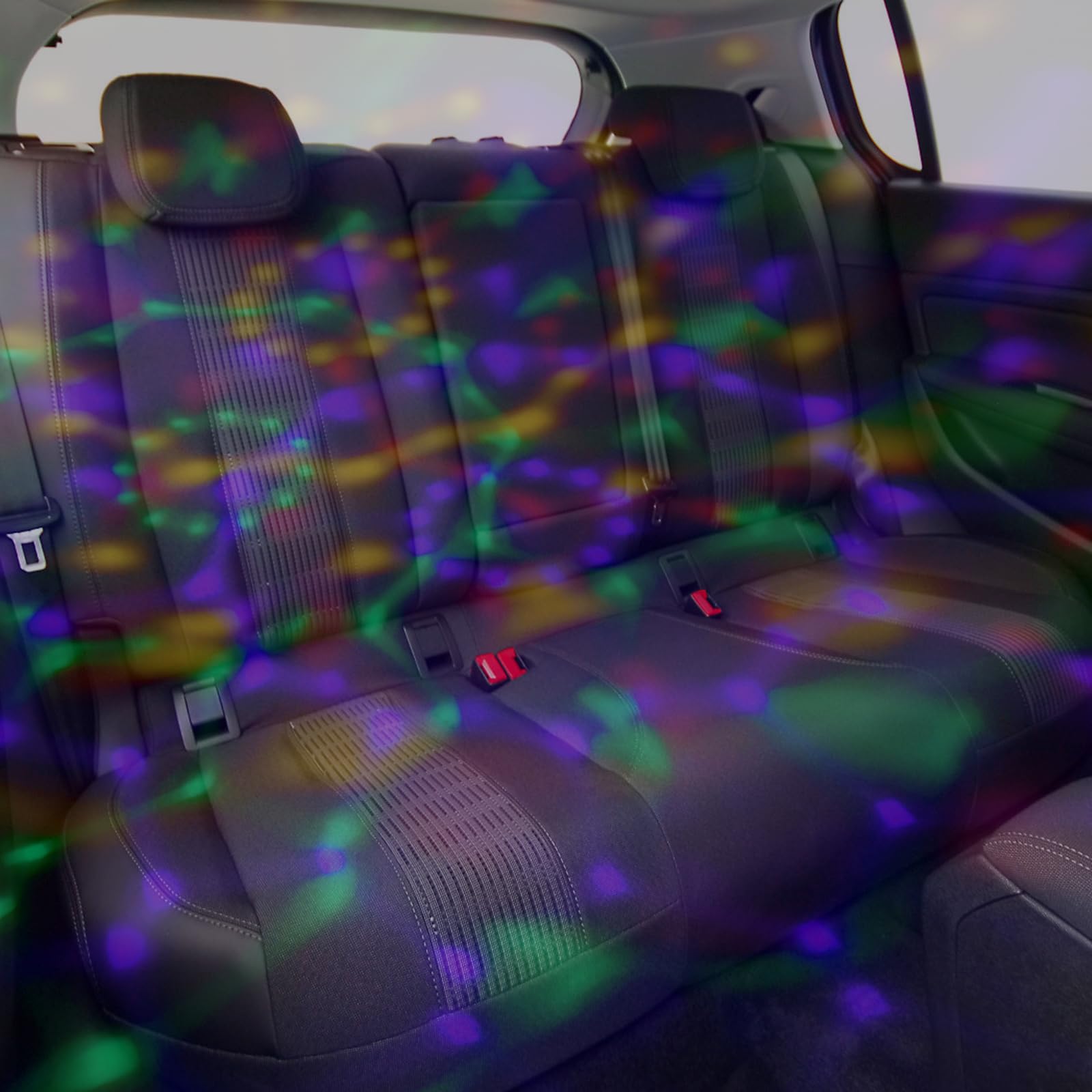 Mini bola de discoteca, 2 unidades de luces de discoteca de 5 V, luces LED para fiestas de discoteca, controladas por música, USB tipo C, DJ Strobe Ball Lights con luz nocturna para niños, fiestas,