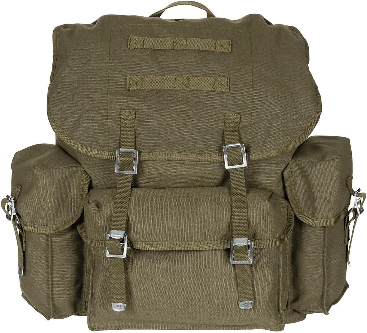 Die besten BW Rucksäcke: Schwarz und Olivgrün im Test 6 BW Rucksack Olivgrün mit Trägern