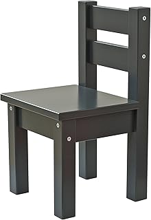 Hoppekids MDF MADS Silla de Acampada para niños, Madera, Antracita Gris
