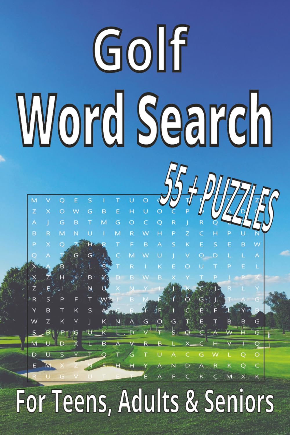Golf Word Search: Word Search with Easy to Read Print about Golf, Puzzle Book, Players, Activity, Equipment, Tournaments, Brain Games : 6x9 inches: ... Holidays and Relaxation (Sports Word Search)