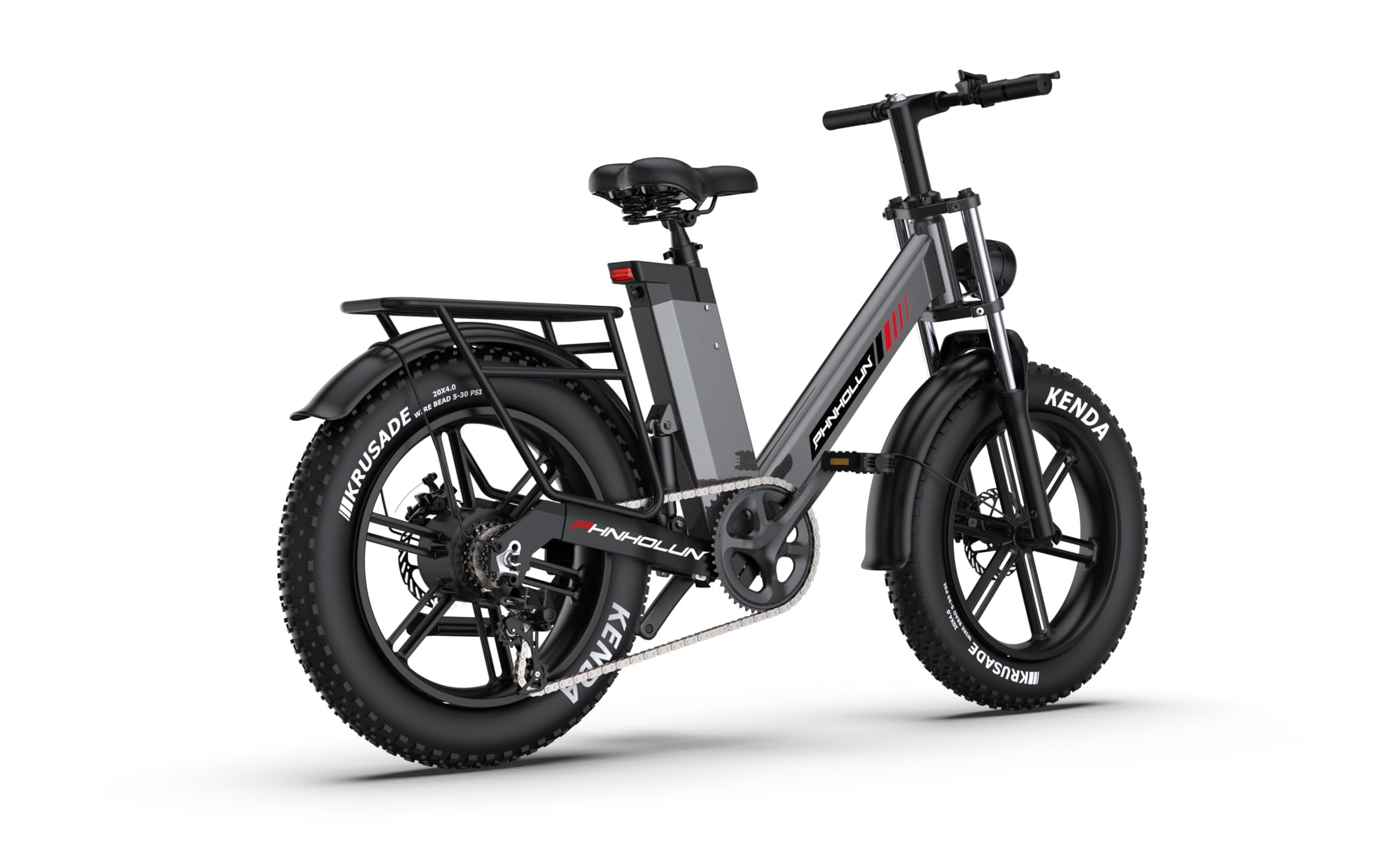 C6 Vélo électrique pour Les Adultes Adolescents 16+ Moto électrique Rapide Ebike Fat Tire avec Batterie 48V 17.5AH EBike Range of 40MI Mountain