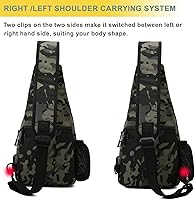 Vista 7 de Bolso táctico de hombro - Mochila militar Molle 1000D al aire libre Daypack, Negro -, Moda