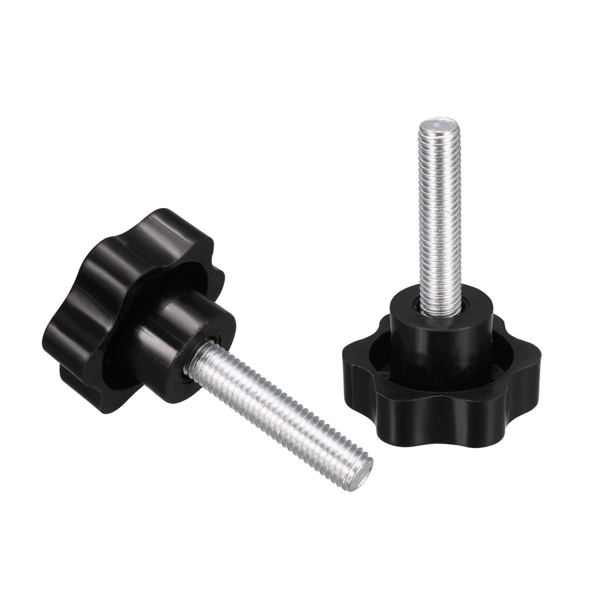 Lot De 4 Vis De Serrage à Bouton Hexagonal 48mm - Filetage M8 X 25mm, Marque Uxcell