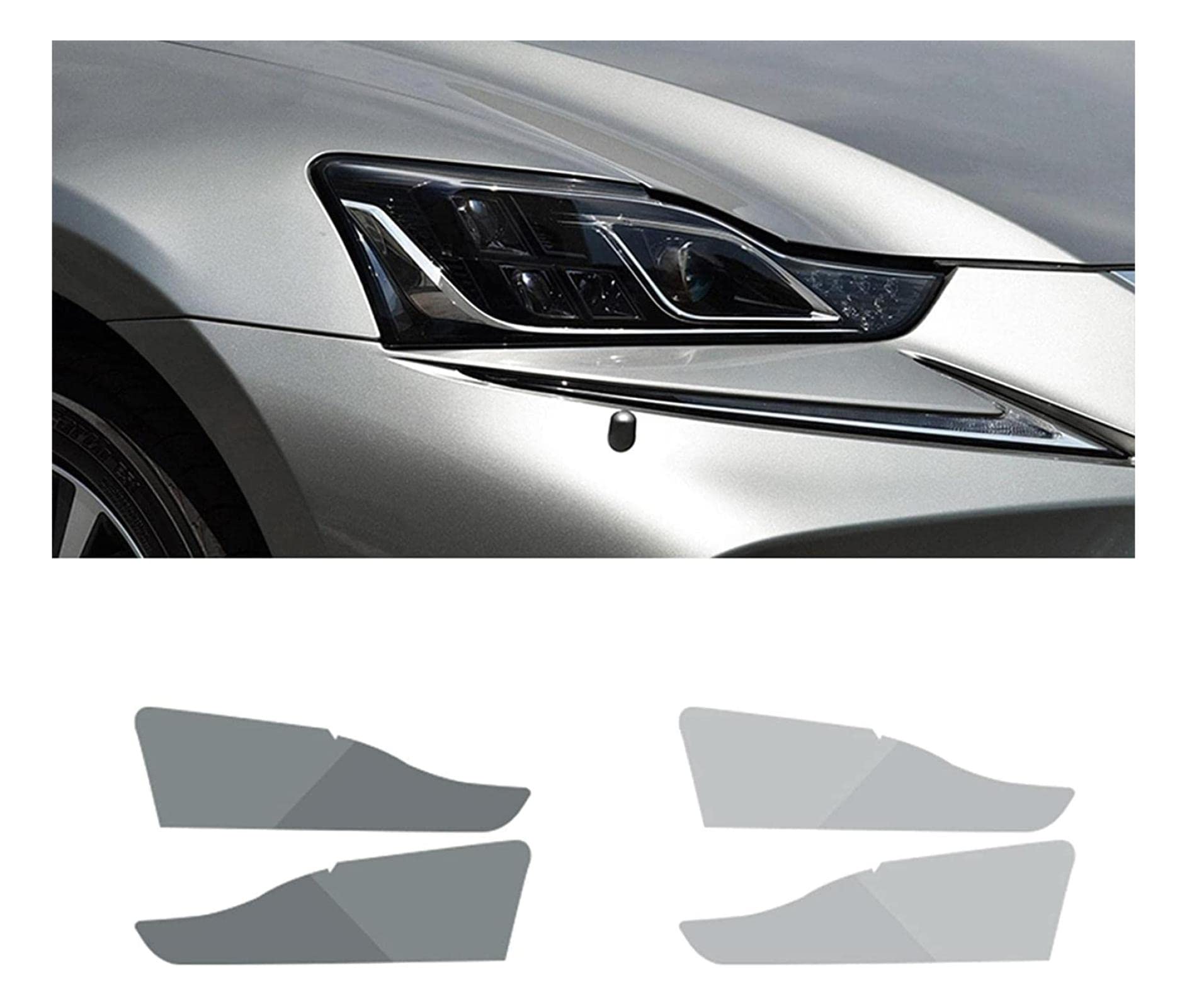 Qmzmro Car Headlight Film,For Lexus IS 2016-2020 200t 300h 250 F