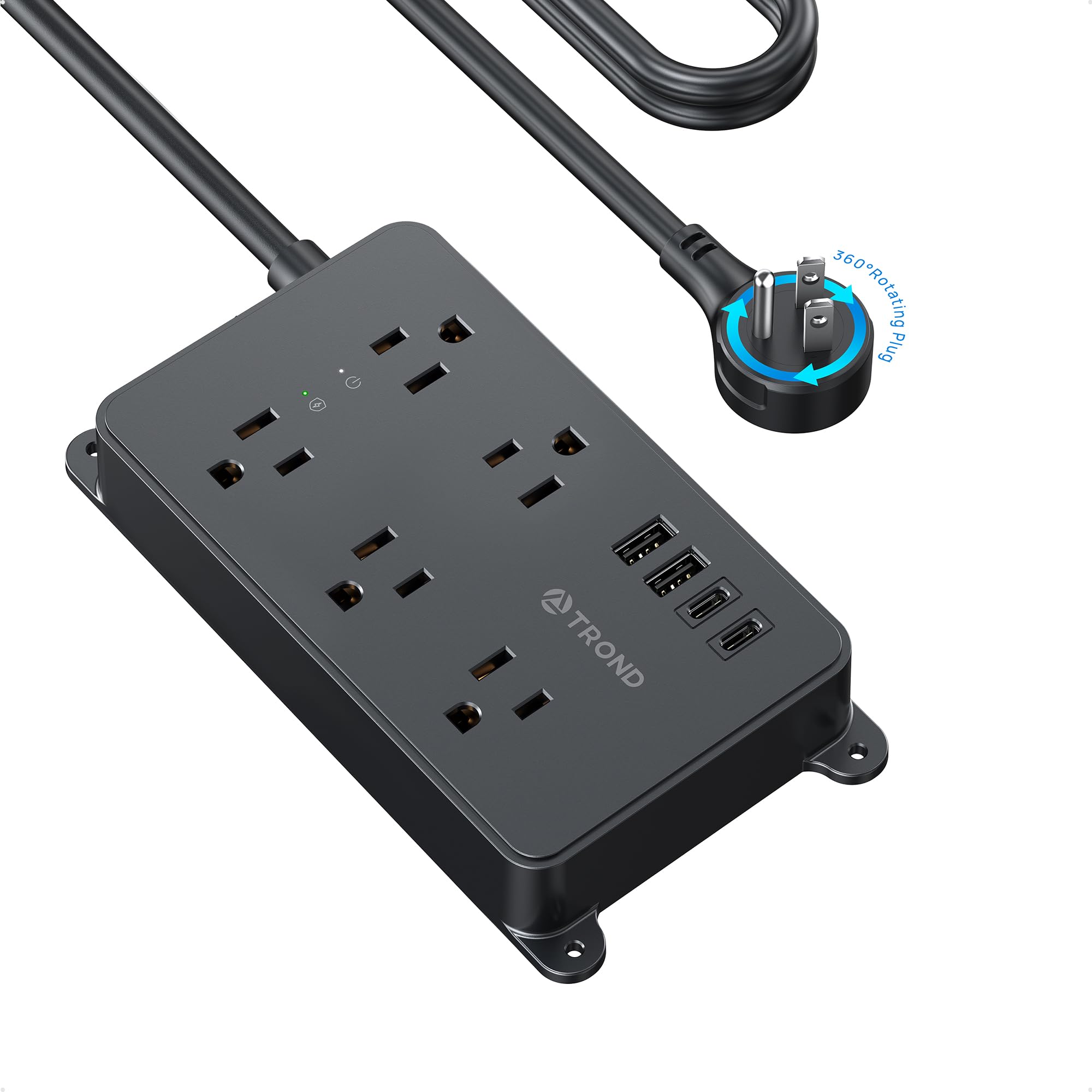 TROND Power Strip Surge Protector, Wall Mount, 5ft, ETL Listed — Amazon image 31