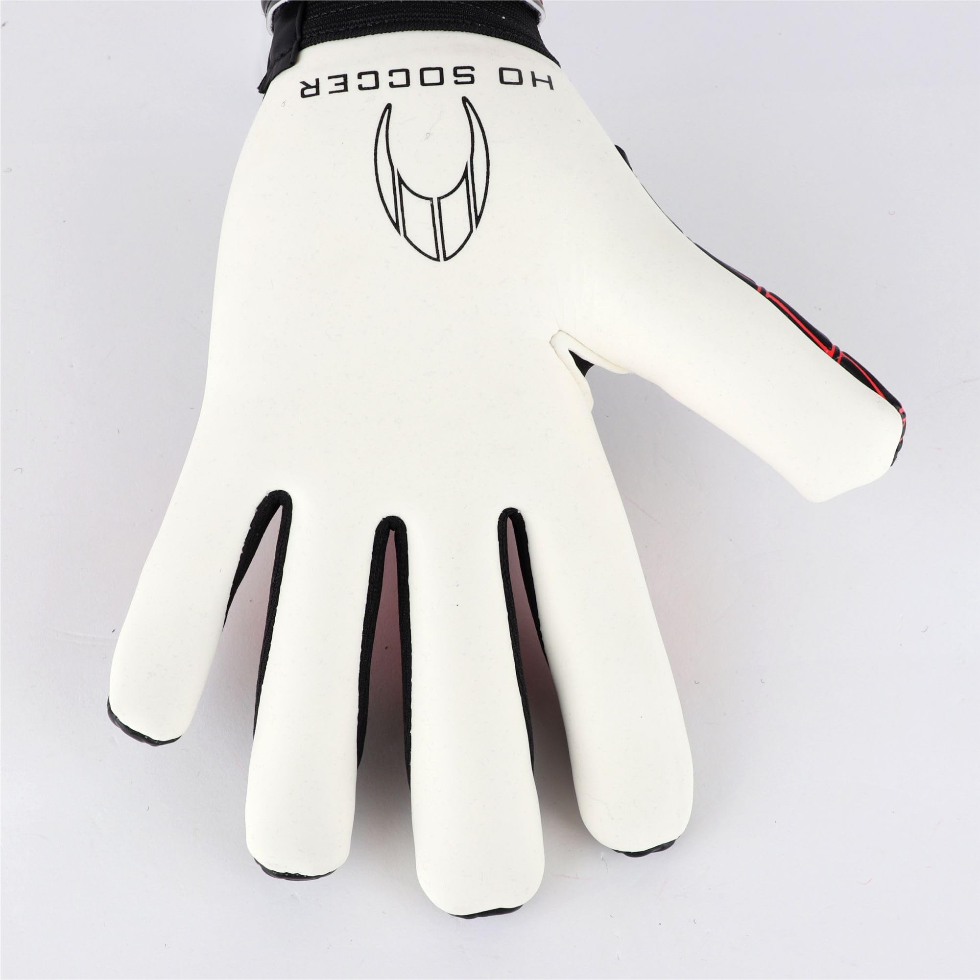 HO Soccer Tuko Prime KONCEPT Red Team, Guantes Portero, Unisex Adulto, Negro/Rojo.