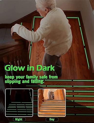 Miniatura 3 de Calcomanías antideslizantes para bañera, tapetes de ducha luminosos para duchas, calcomanías antideslizantes para bañera con raspador, tiras