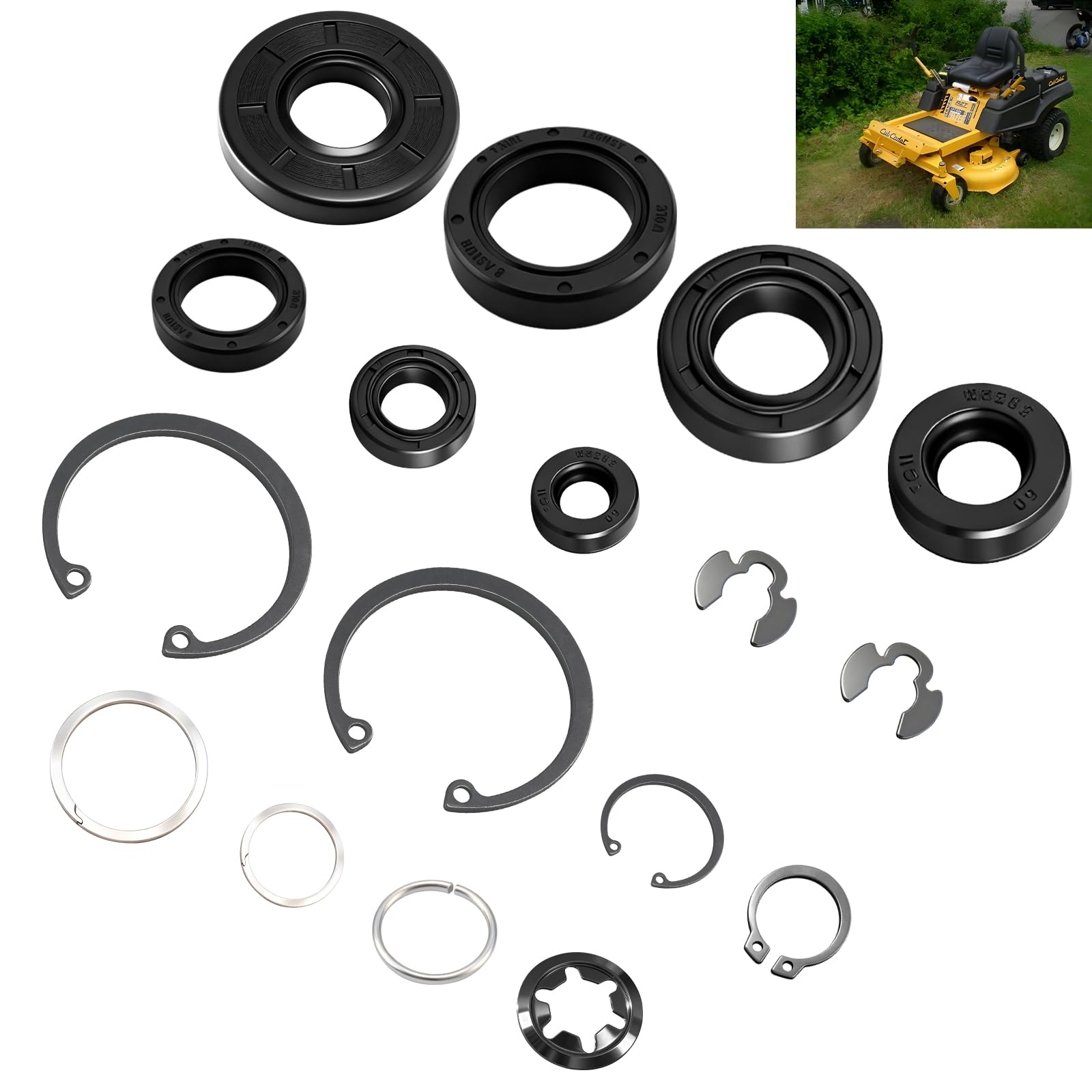 Amazon.com : 70853 Overhaul Rebuild Seal Retaining Ring Kit for