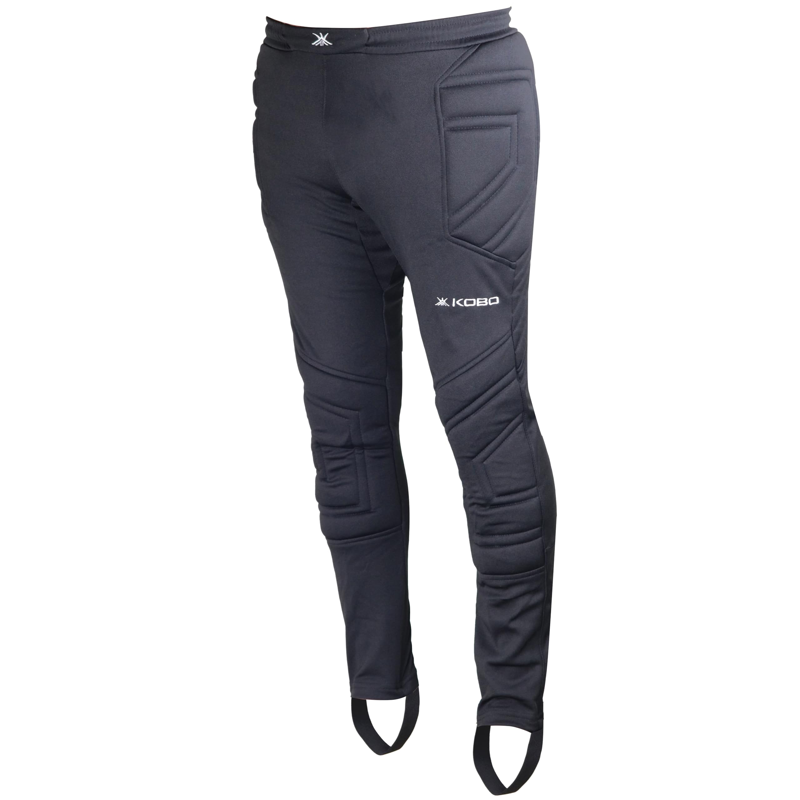 Kobo Goalkeeper Padded Leggings Short | Pro Goalie Protection, Comfort & Flexibility (Imported)