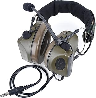 SINAIRSOFT Tactical Headset Hunting Shooting Earmuffs ZComtac II Headset with Microphone Noise Canceling Headphone - SINAIRSOFT