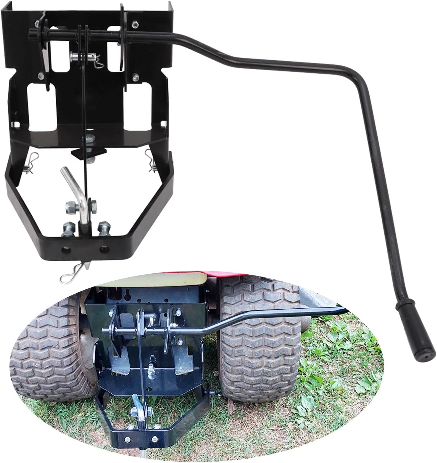 Garden Tractor Sleeve Hitch Attachment Rear Mounted Fit for Husqvarna 585607901 Craftsman Tractors with 22" & 23" Tires