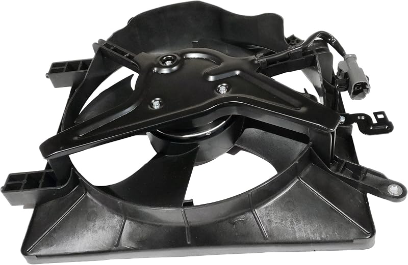 Conjunto de ventilador do condensador do ar-condicionado PartsFlow para Honda Civic 1.7L 4 cilindros 2001 a 2005 – 1 unidade