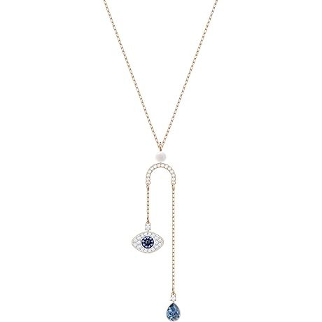 SWAROVSKI EN Y Symbolic Evil Eye Necklace