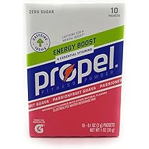 Propel Energy Boost Electrolyte Drink Packets - Passionfruit Guava - 1 box - 10 packets