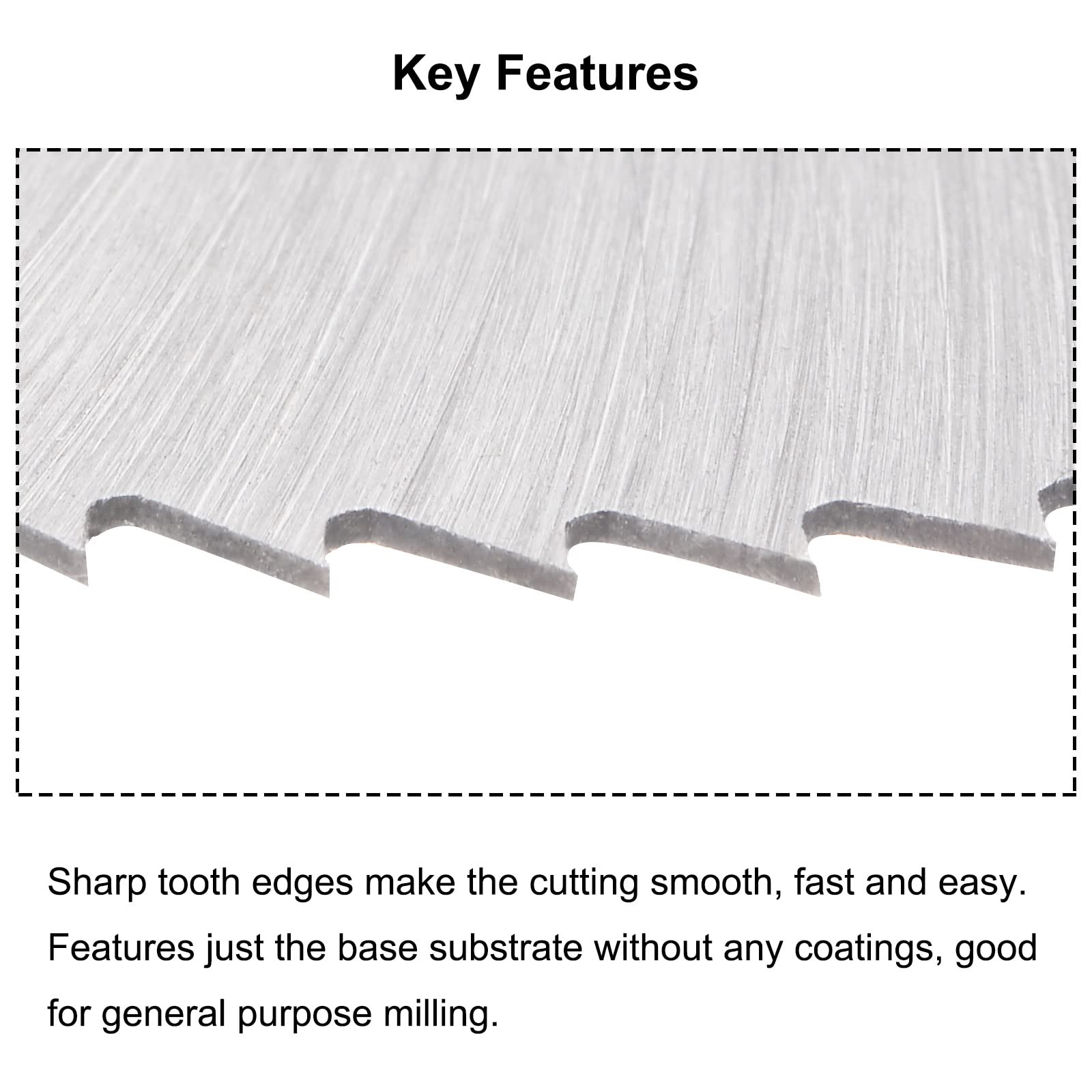 Sourcing Map Lame De Scie Circulaire 75mm (3") Diamètre 5mm Épais