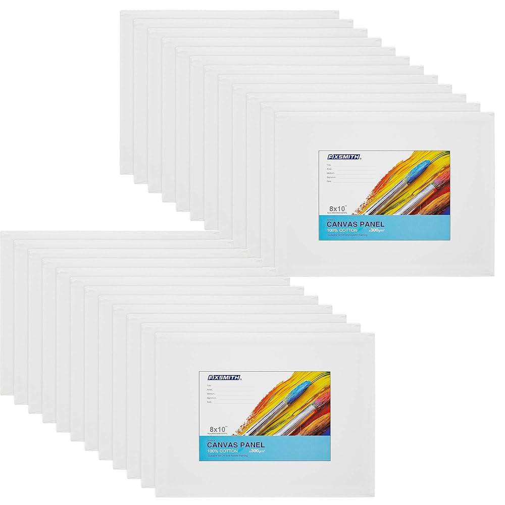 Hi-STANDARD　TM paint CANVAS Amazon.com: FIXSMITH Canvas Boards for Painting 8x10 Inch
