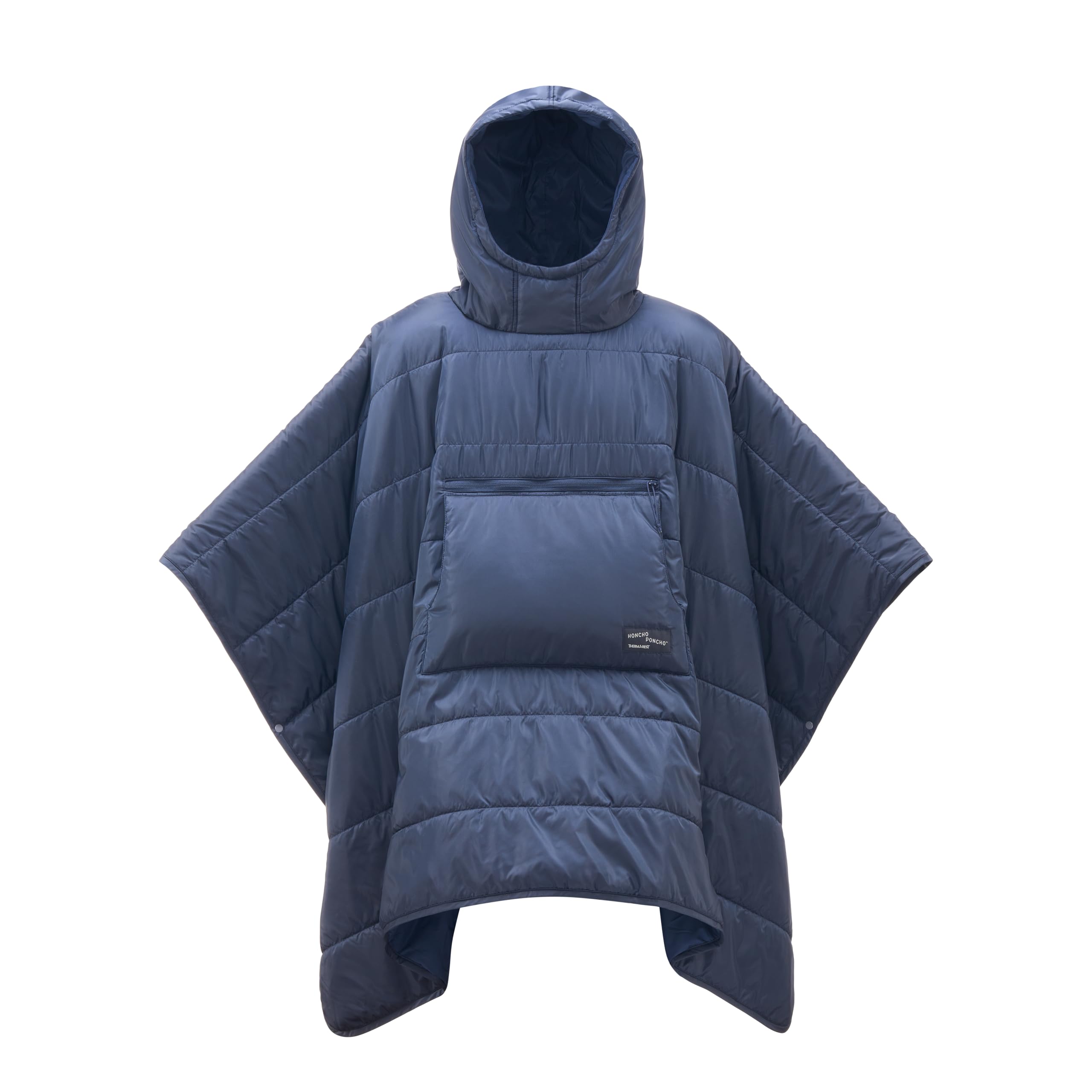 Therm-a-Rest Honcho Poncho Wearable Hooded Camping Blanket, Bone