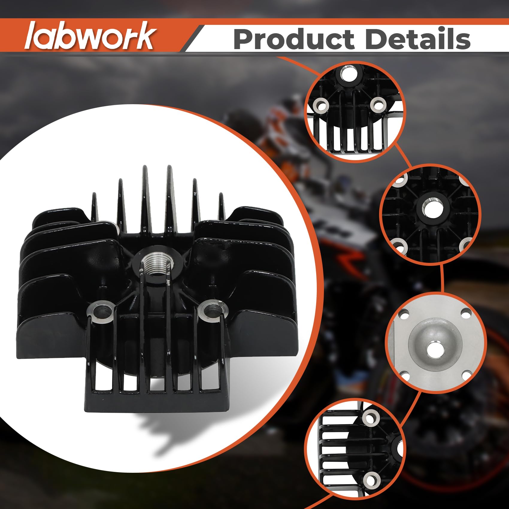Amazon.com: labwork 50cc Engine Piston Cylinder Head Top End