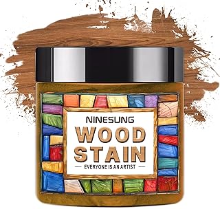 Brown Wood Stain Powder, Wood Dye Powder- Just Add Water - Water Based - for Indoor and Outdoor Wooden Crafts - Fast Drying - Dye Powder 2 oz Makes 2.2 Gallon of Stain (Brown, 2 oz)